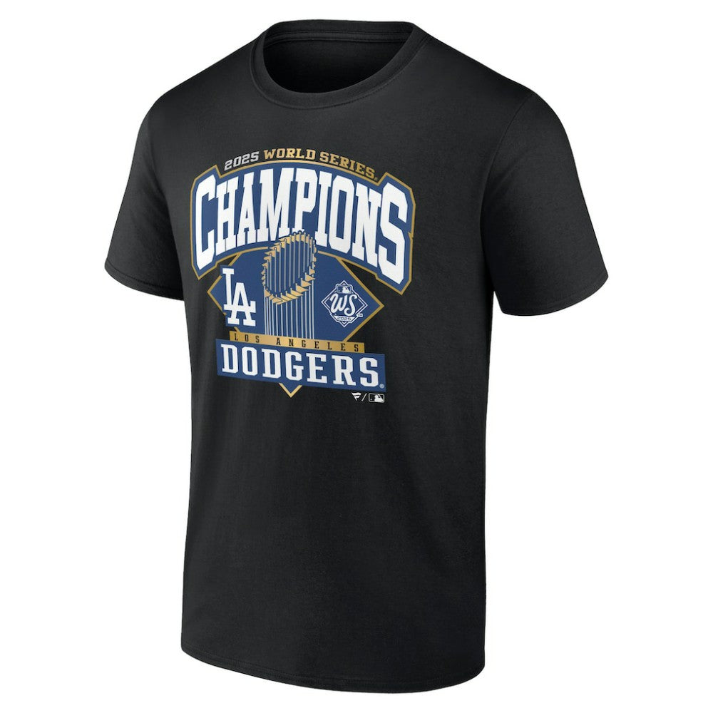 Los Angeles Dodgers 2025 World Series Champions Custom Name & Number T-Shirt - MLB