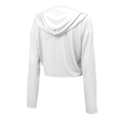 Jaxson Dart New York Giants Majestic Threads Women's Glitter Wordmark Hoodie White | NFL