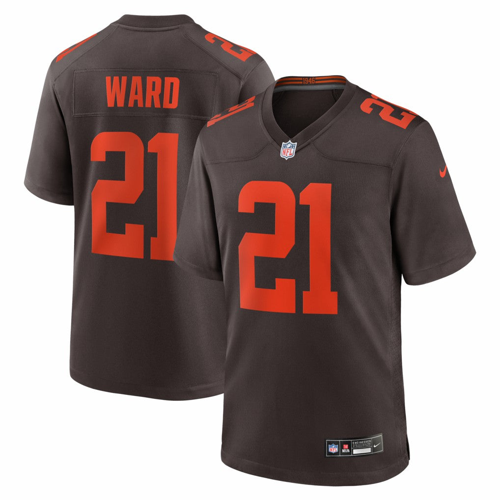 Denzel Ward Cleveland Browns Alpha Dawg Game Jersey Brown | Nike for Sale