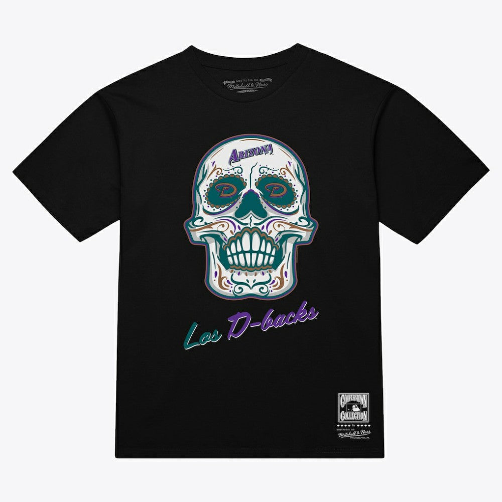 Arizona Diamondbacks Mitchell & Ness Women's Sugar Skull Boxy T-Shirt - MLB