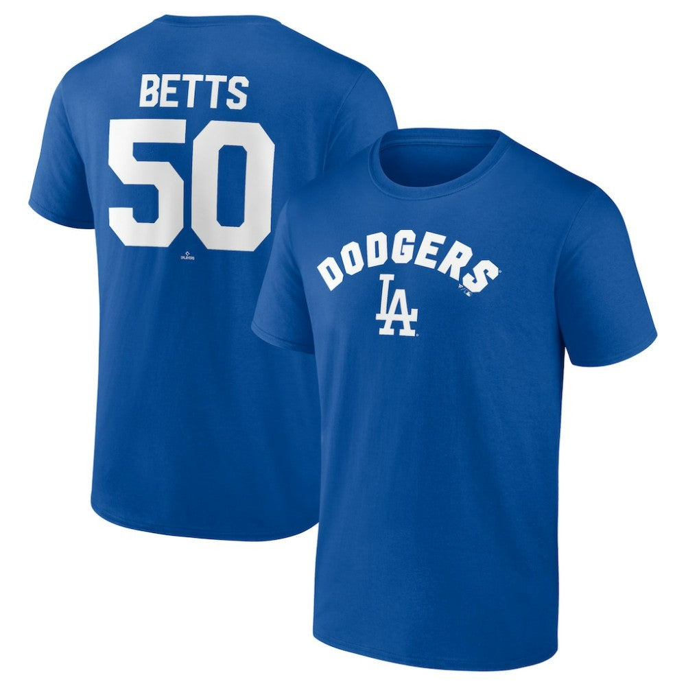 Mookie Betts Los Angeles Dodgers Winning Streak Name & Number T-Shirt - MLB