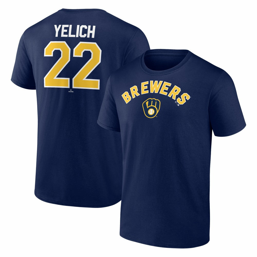 Christian Yelich Milwaukee Brewers Winning Streak Name & Number T-Shirt - MLB