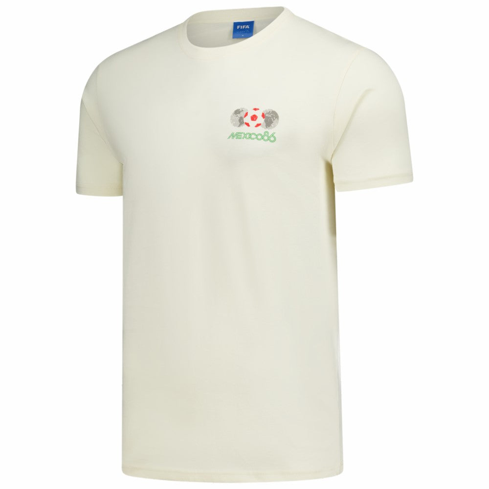 Mexico National Team Peace Collective Unisex FIFA World Cup Mexico 1986 Heavyweight T-Shirt Cream - FIFA World CUP