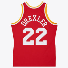 Clyde Drexler Houston Rockets 1994/95 Swingman Jersey Red - NBA