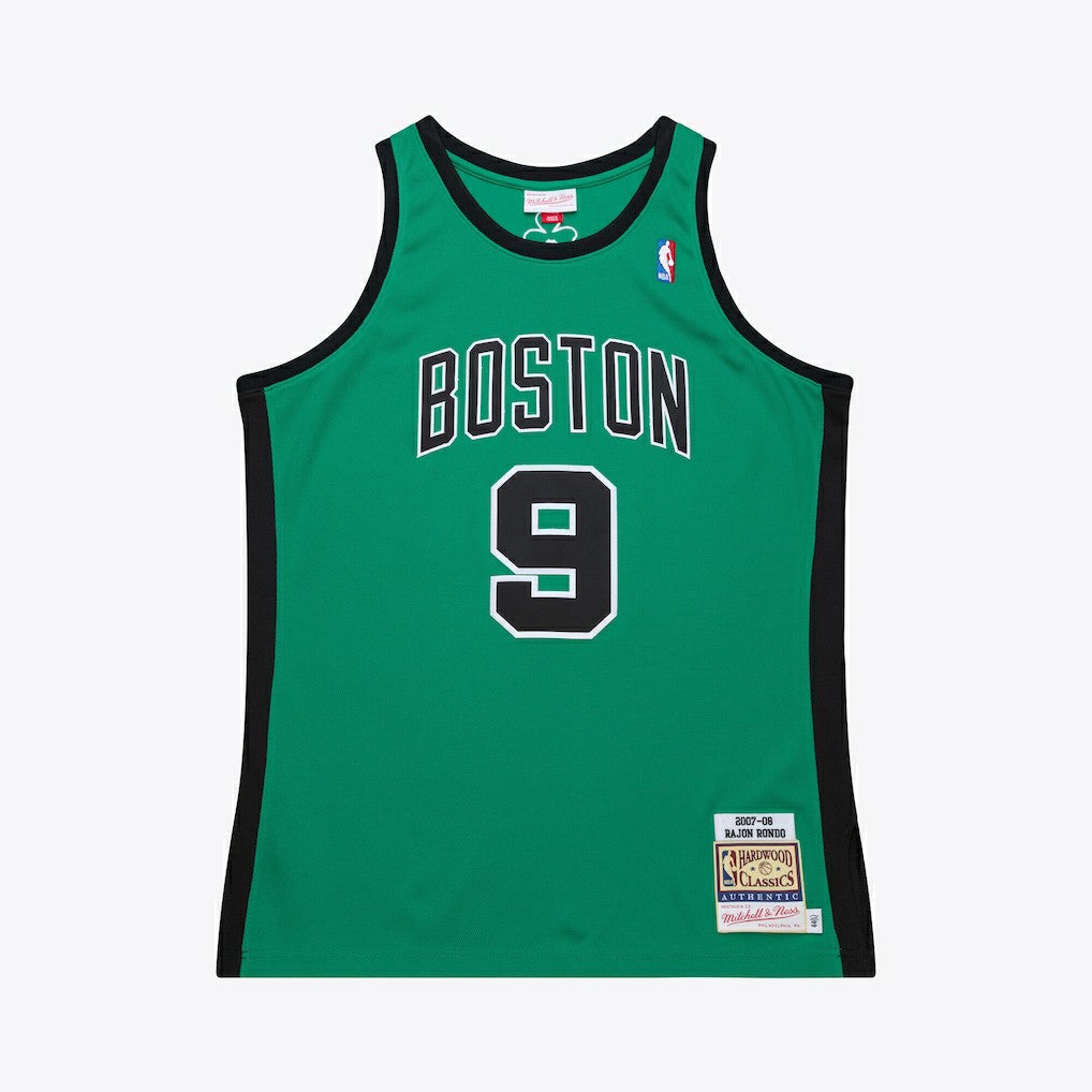 Rajon Rondo Boston Celtics 2007-08 Hardwood Classics Authentic Jersey Kelly Green - NBA