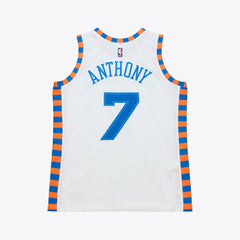 Carmelo Anthony New York Knicks 2015-16 Hardwood Classics Authentic Jersey White - NBA