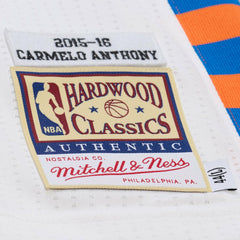 Carmelo Anthony New York Knicks 2015-16 Hardwood Classics Authentic Jersey White - NBA