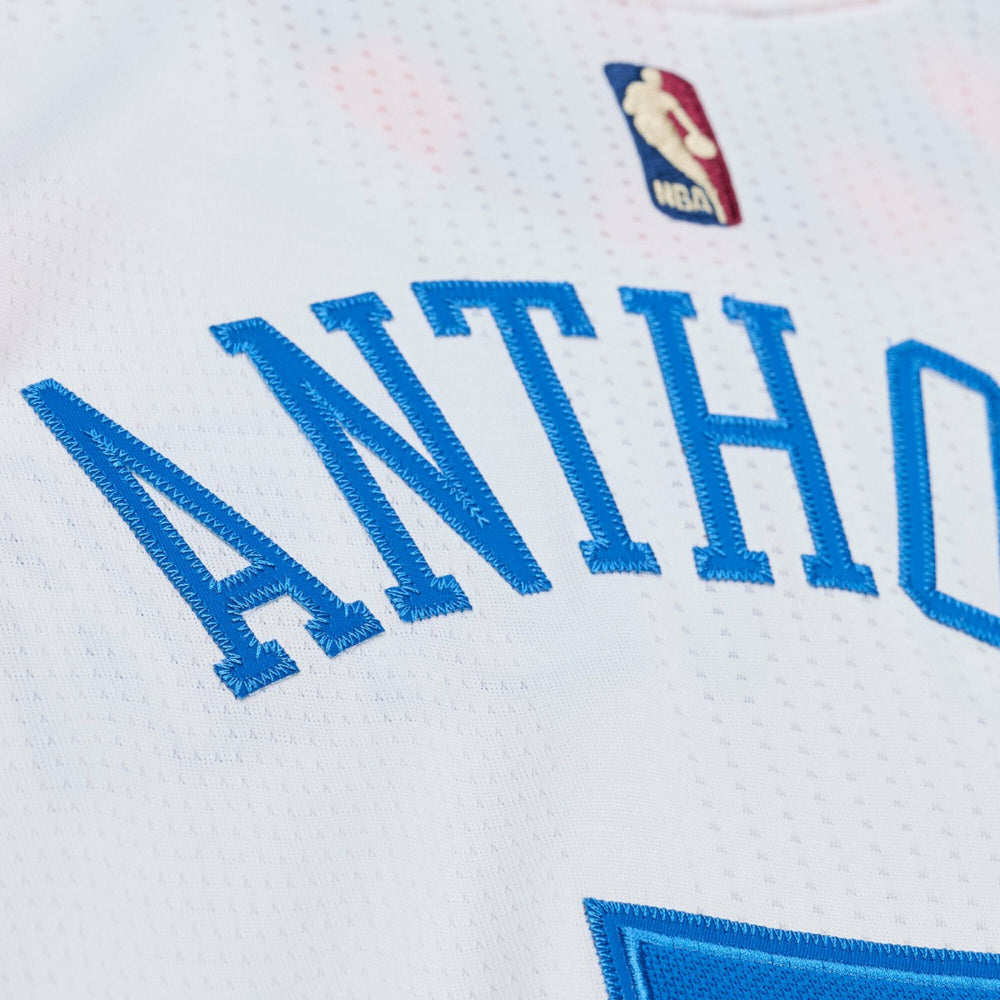 Carmelo Anthony New York Knicks 2015-16 Hardwood Classics Authentic Jersey White - NBA