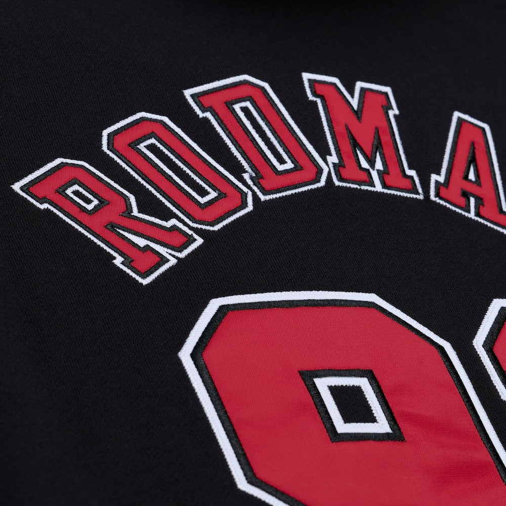 Dennis Rodman Chicago Bulls Name & Number Hoodie Black - NBA