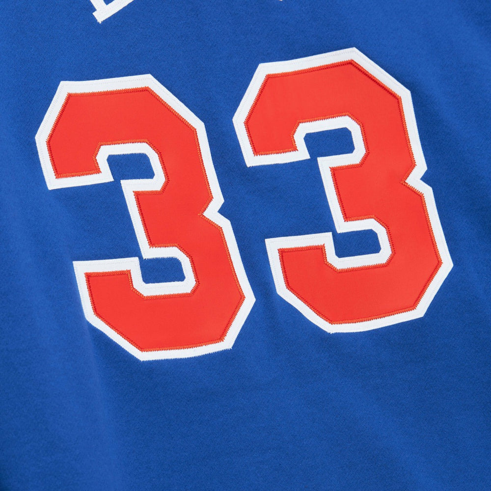 Patrick Ewing New York Knicks Name & Number Hoodie Blue - NBA