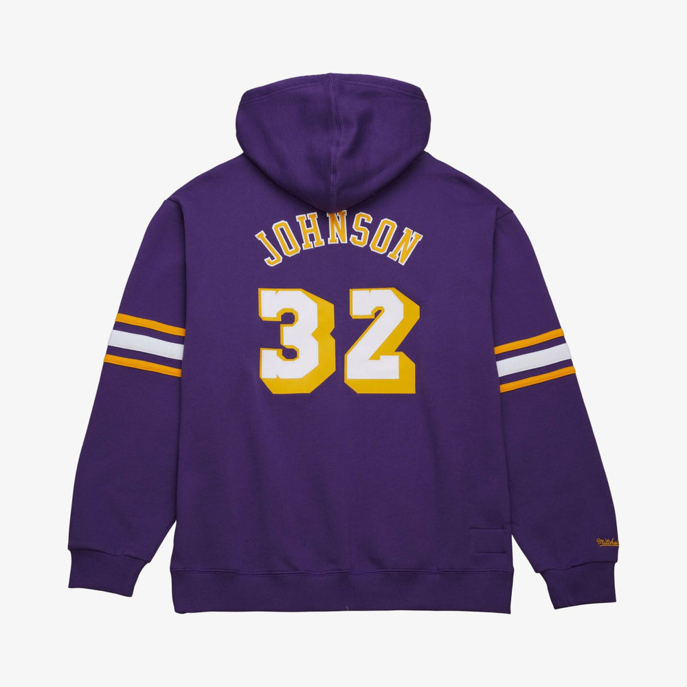 Magic Johnson Los Angeles Lakers Name & Number Hoodie Purple - NBA