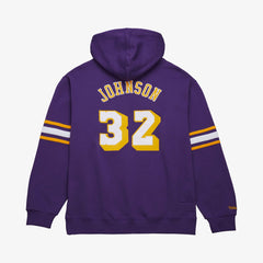 Magic Johnson Los Angeles Lakers Name & Number Hoodie Purple - NBA