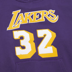 Magic Johnson Los Angeles Lakers Name & Number Hoodie Purple - NBA