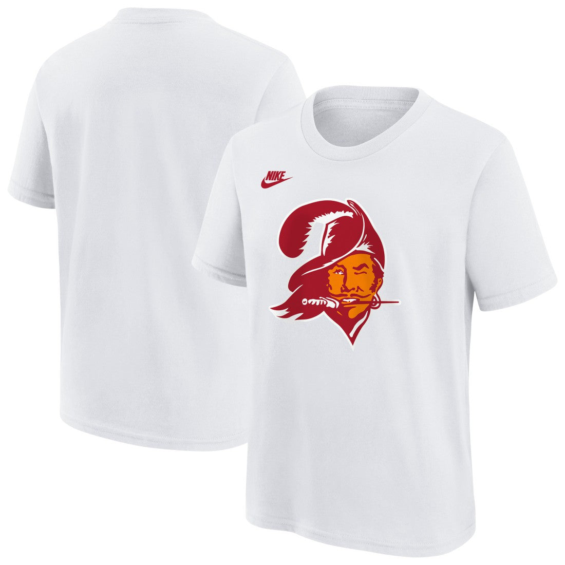 Tampa Bay Buccaneers Youth Bucco Bruce T-Shirt White | Nike for Sale
