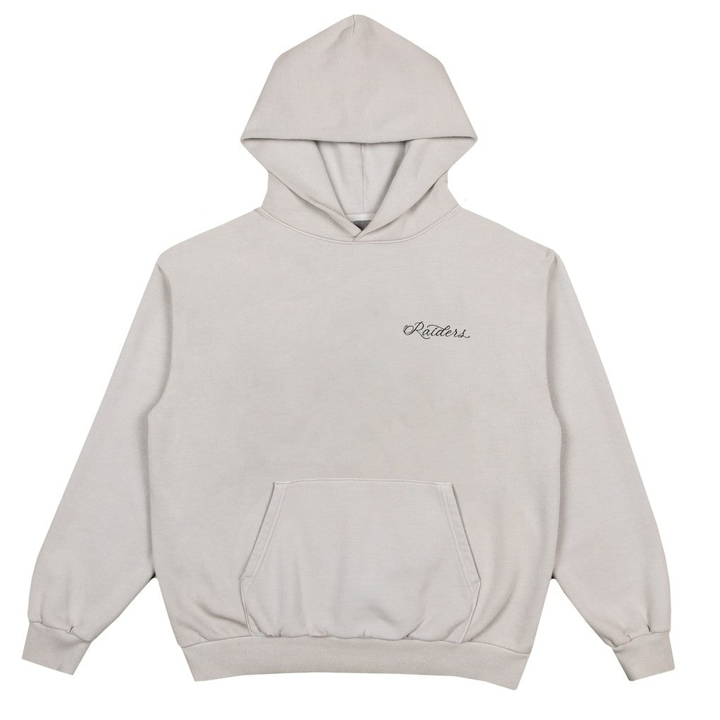 Las Vegas Raiders Born x Raised Unisex Fine Line Hoodie Silver | NFL