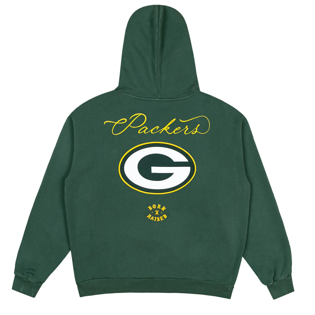 Green Bay Packers Born x Raised Unisex Fine Line Hoodie Green | NFL