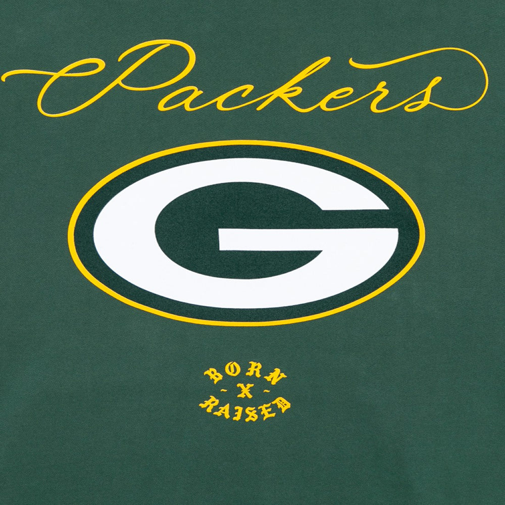 Green Bay Packers Born x Raised Unisex Fine Line Hoodie Green | NFL