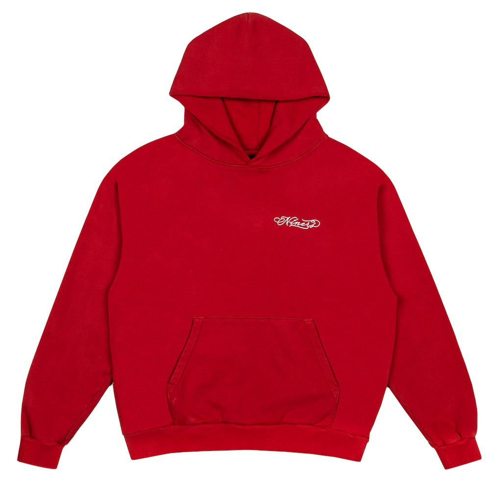 San Francisco 49ers Born x Raised Unisex Fine Line Hoodie Scarlet | NFL