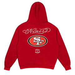 San Francisco 49ers Born x Raised Unisex Fine Line Hoodie Scarlet | NFL