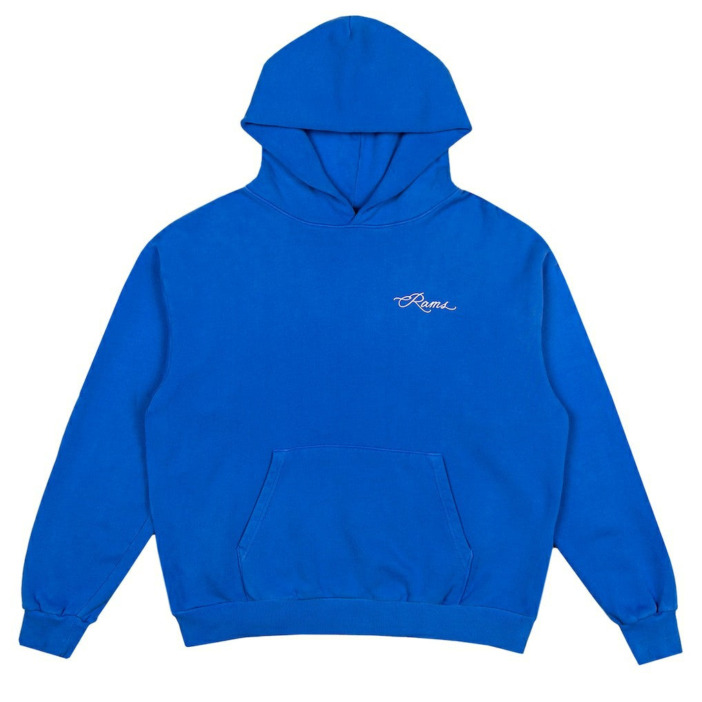 Los Angeles Rams Born x Raised Unisex Fine Line Hoodie Royal | NFL