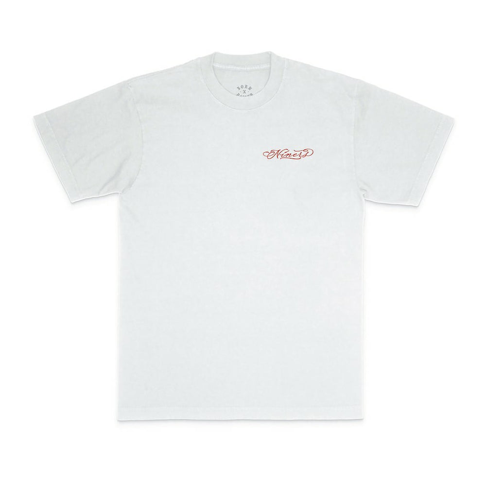 San Francisco 49ers Born x Raised Unisex Fine Line T-Shirt White | NFL