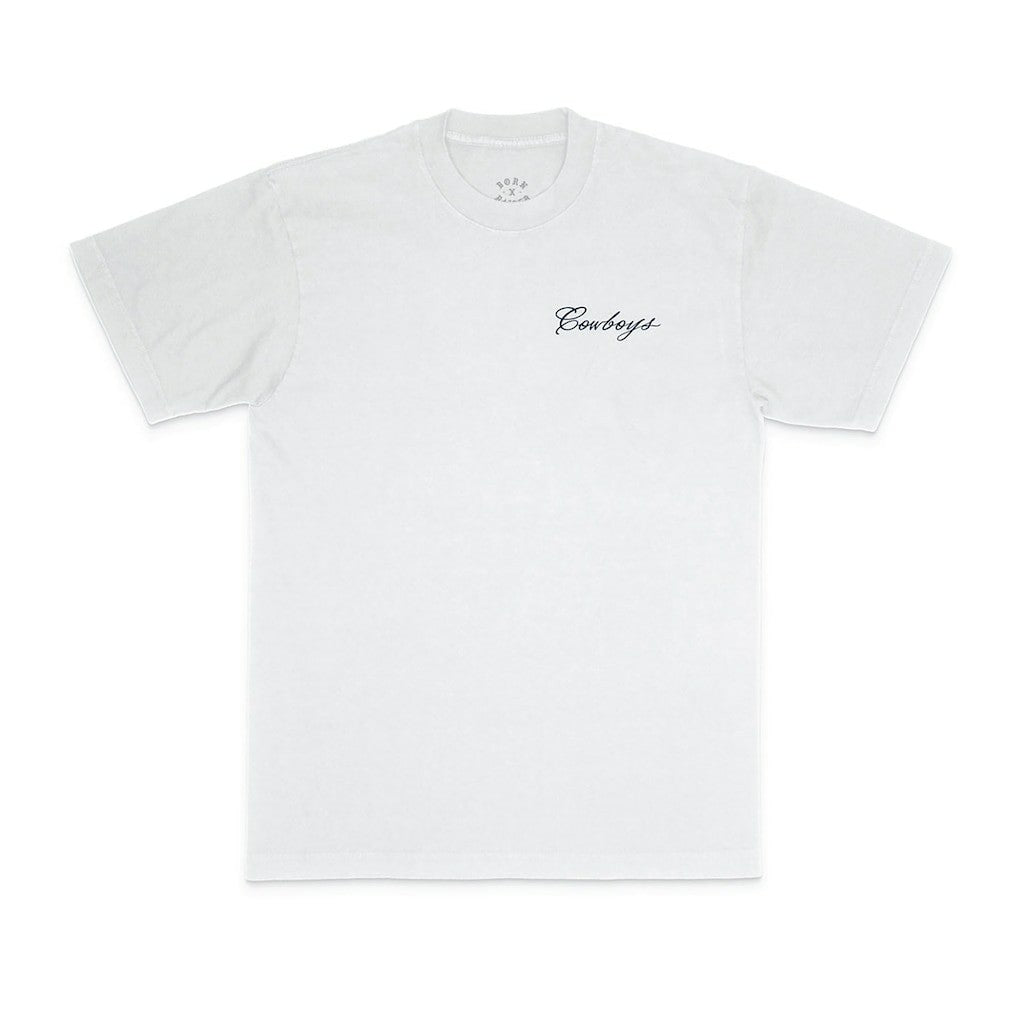 Dallas Cowboys Born x Raised Unisex Fine Line T-Shirt White | NFL