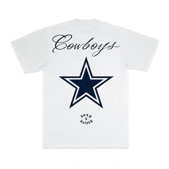 Dallas Cowboys Born x Raised Unisex Fine Line T-Shirt White | NFL