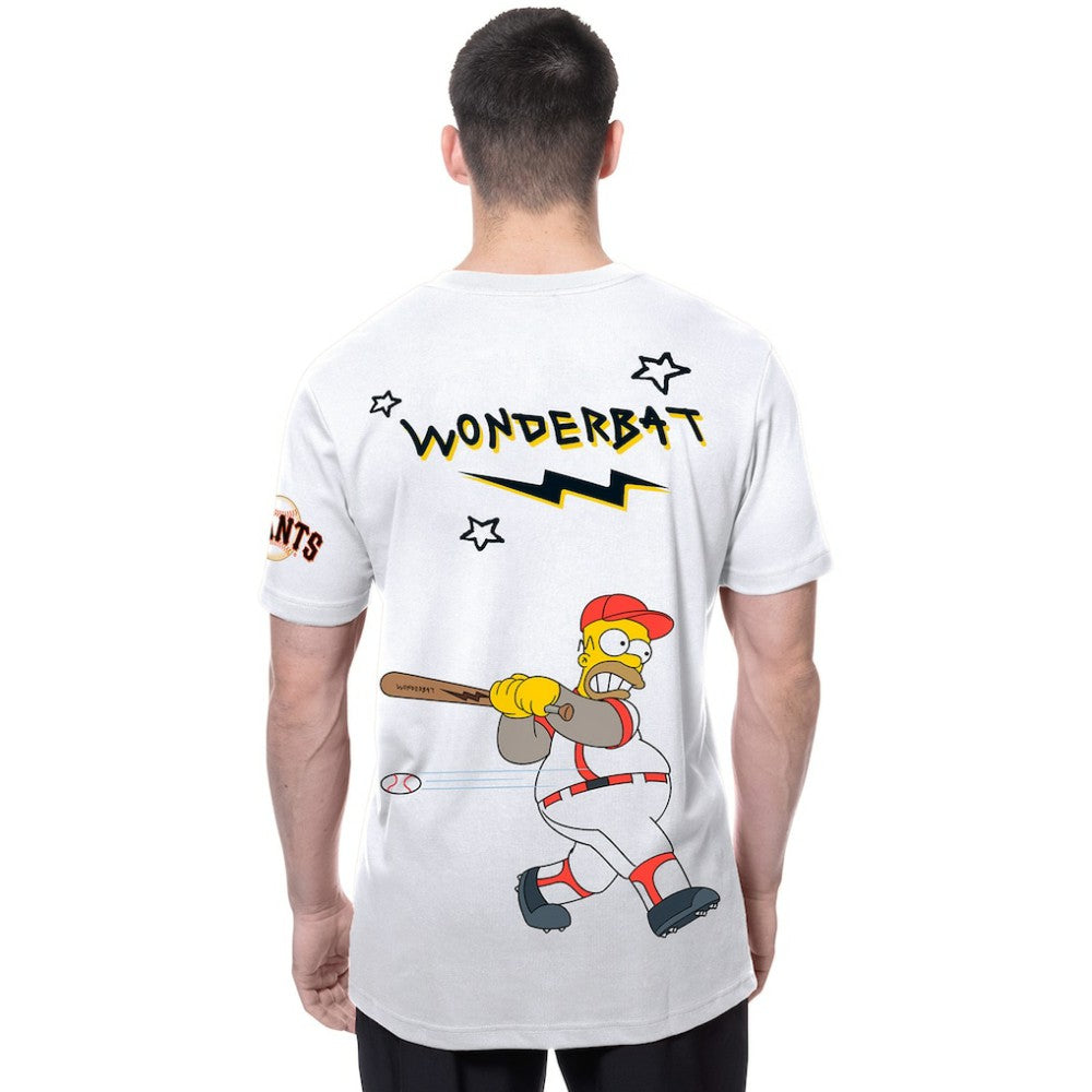 San Francisco Giants New Era MLB x Simpsons Homer Wunderbat SS Tee - MLB