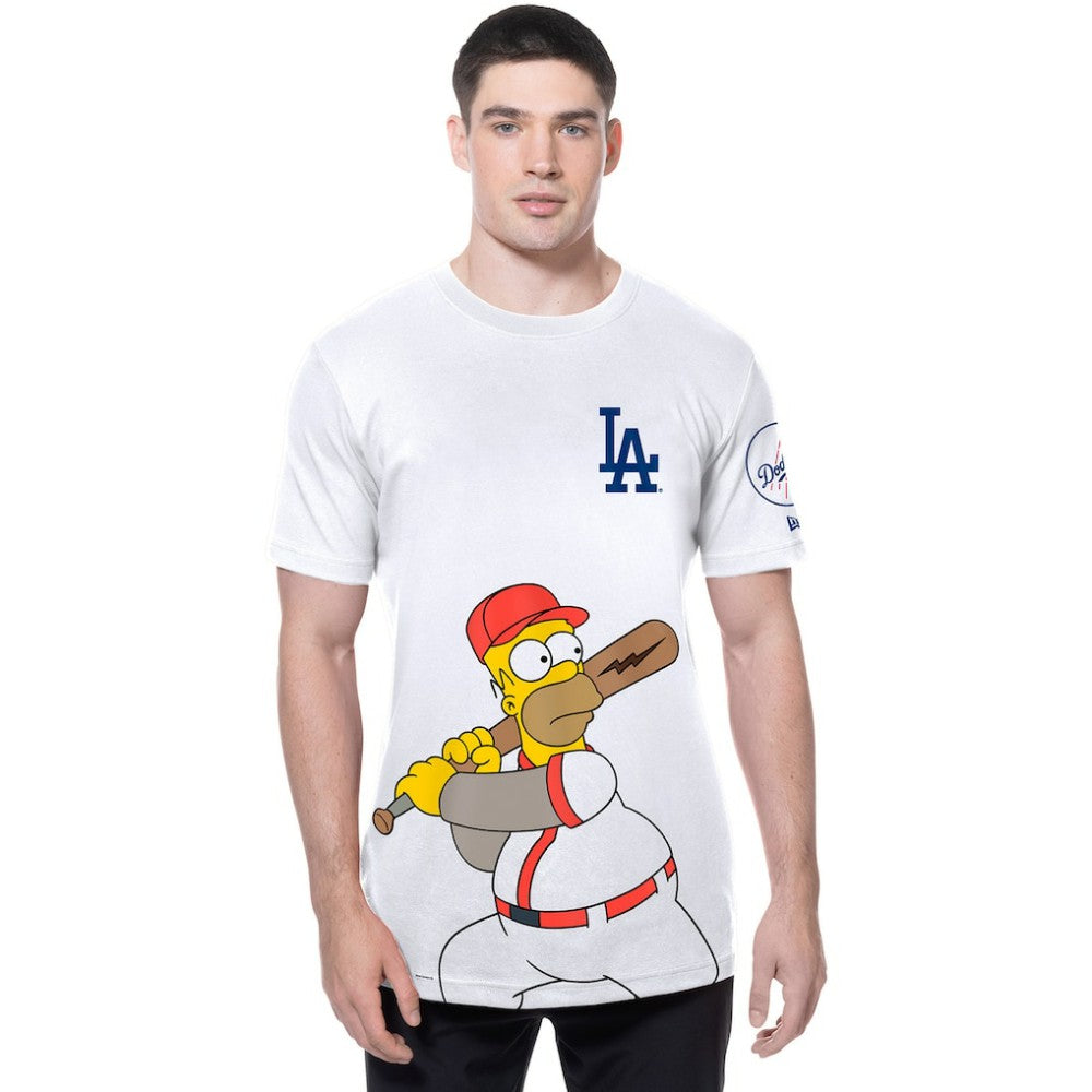 Los Angeles Dodgers New Era MLB x Simpsons Homer Wonderbat T-Shirt - MLB