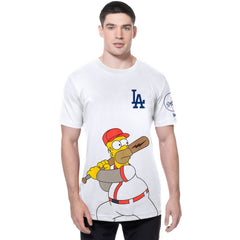 Los Angeles Dodgers New Era MLB x Simpsons Homer Wonderbat T-Shirt - MLB