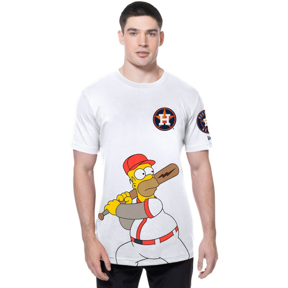 Houston Astros New Era MLB x Simpsons Homer Wonderbat T-Shirt - MLB