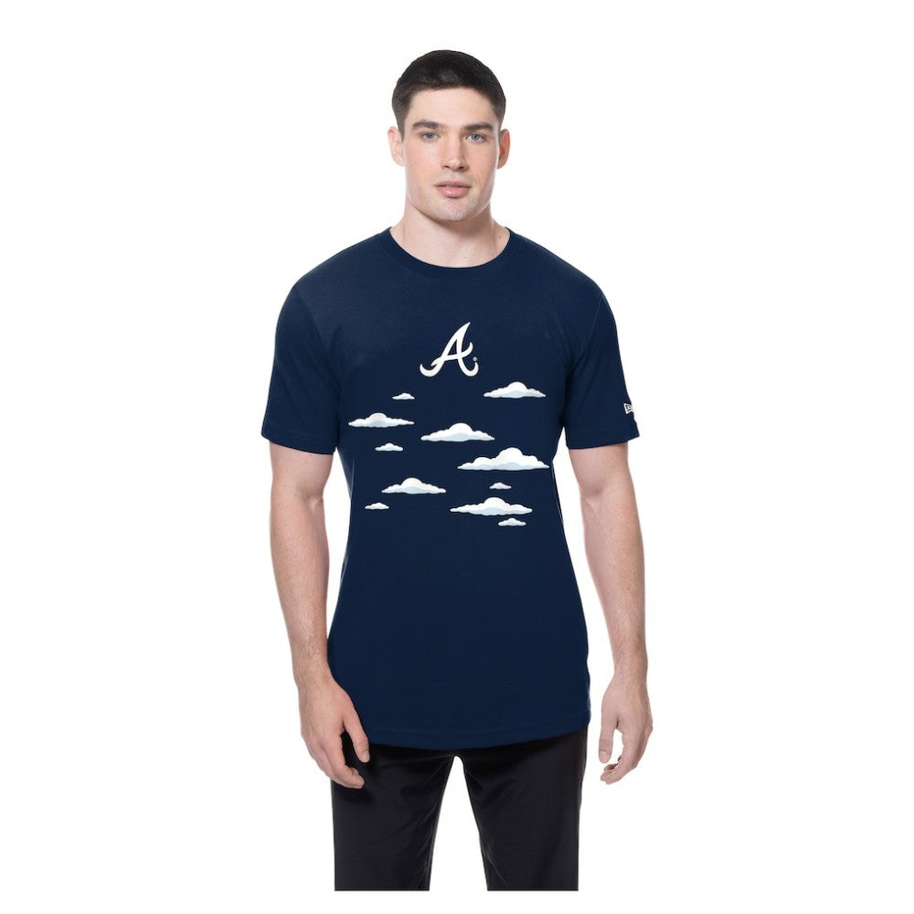 Atlanta Braves New Era MLB x Simpsons 2026 Collab Clouds T-Shirt - MLB