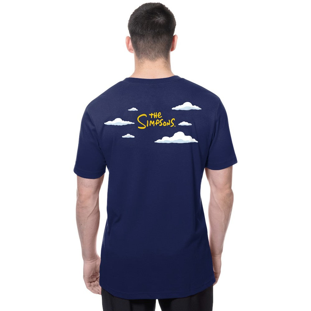 Los Angeles Dodgers New Era MLB x Simpsons 2026 Collab Clouds T-Shirt - MLB