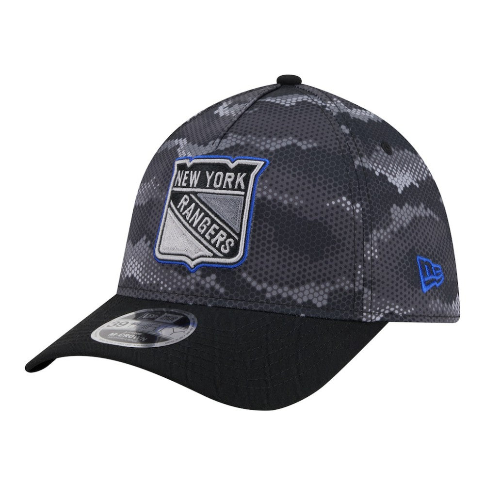 New York Rangers New Era Zero Dark 39THIRTY Flex Hat - Black - NHL
