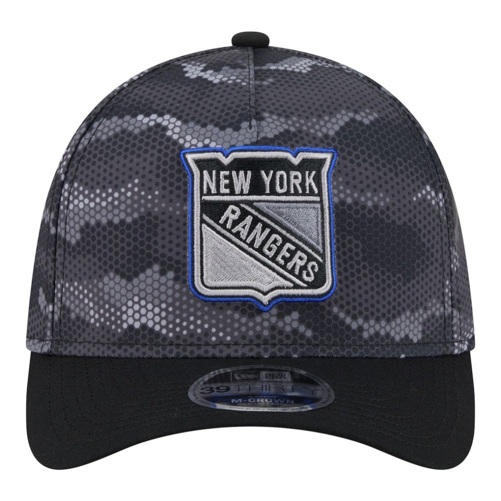 New York Rangers New Era Zero Dark 39THIRTY Flex Hat - Black - NHL