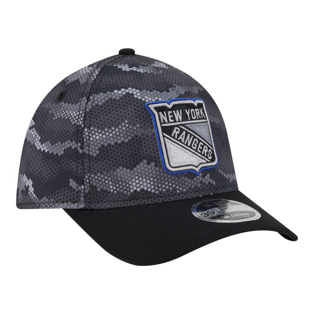 New York Rangers New Era Zero Dark 39THIRTY Flex Hat - Black - NHL