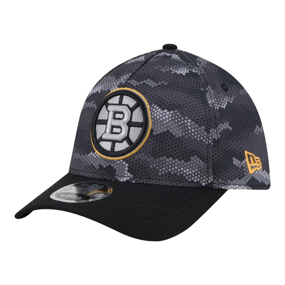 Boston Bruins New Era Zero Dark 39THIRTY Flex Hat - Black - NHL