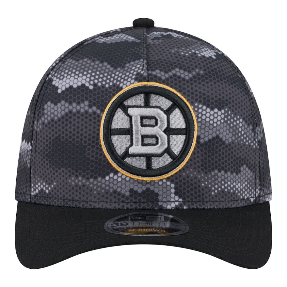 Boston Bruins New Era Zero Dark 39THIRTY Flex Hat - Black - NHL