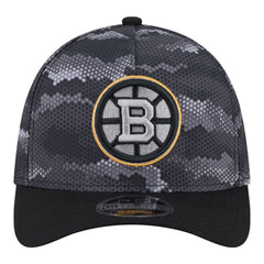 Boston Bruins New Era Zero Dark 39THIRTY Flex Hat - Black - NHL