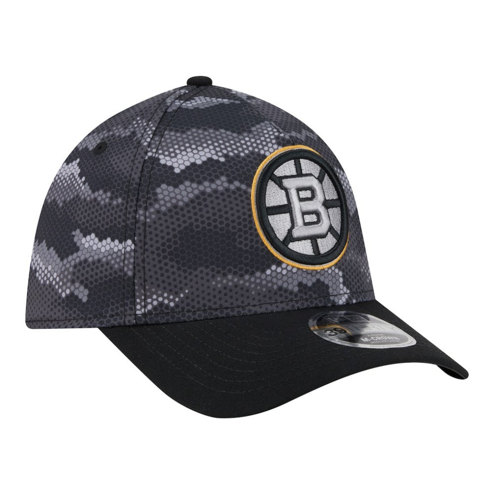 Boston Bruins New Era Zero Dark 39THIRTY Flex Hat - Black - NHL