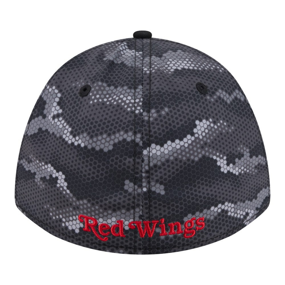Detroit Red Wings New Era Zero Dark 39THIRTY Flex Hat - Black - NHL