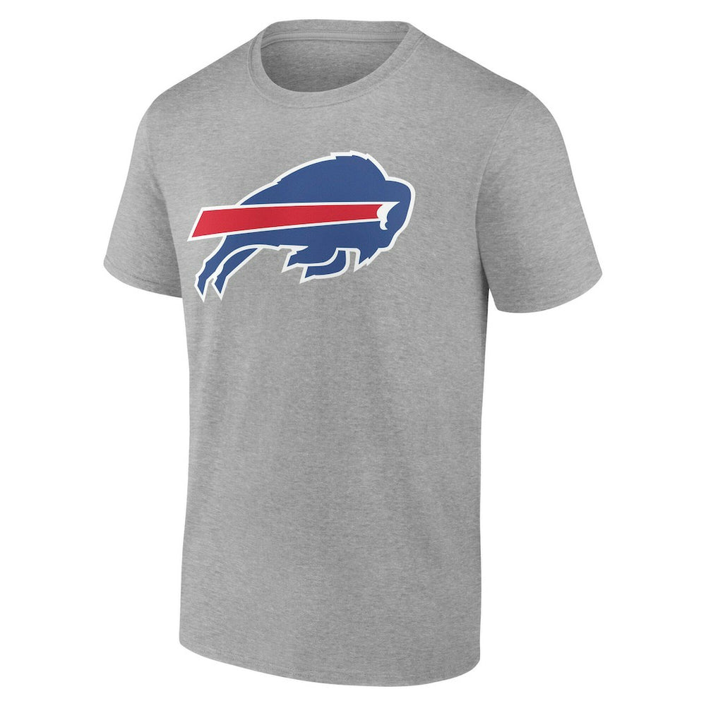 Buffalo Bills Team Authentic Personalized Name & Number T-Shirt Gray | NFL