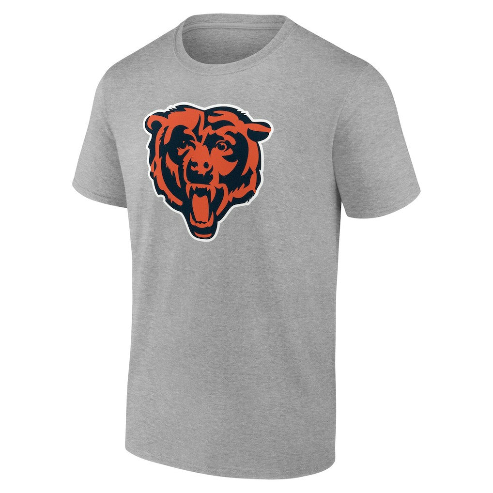 Chicago Bears Team Authentic Personalized Name & Number T-Shirt Gray | NFL