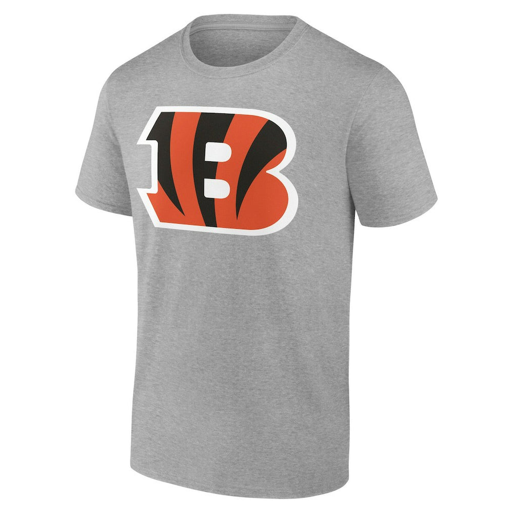 Cincinnati Bengals Team Authentic Personalized Name & Number T-Shirt Gray | NFL
