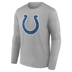 Indianapolis Colts Team Authentic Personalized Name & Number Long Sleeve T-Shirt Gray | NFL