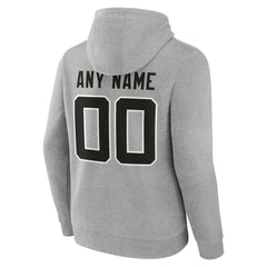 Jacksonville Jaguars Team Authentic Personalized Name & Number Hoodie Gray | NFL