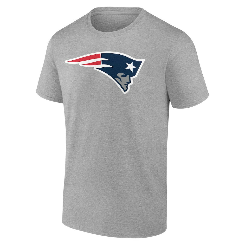 New England Patriots Team Authentic Personalized Name & Number T-Shirt Gray | NFL