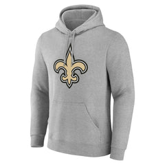 New Orleans Saints Team Authentic Personalized Name & Number Hoodie Gray | NFL