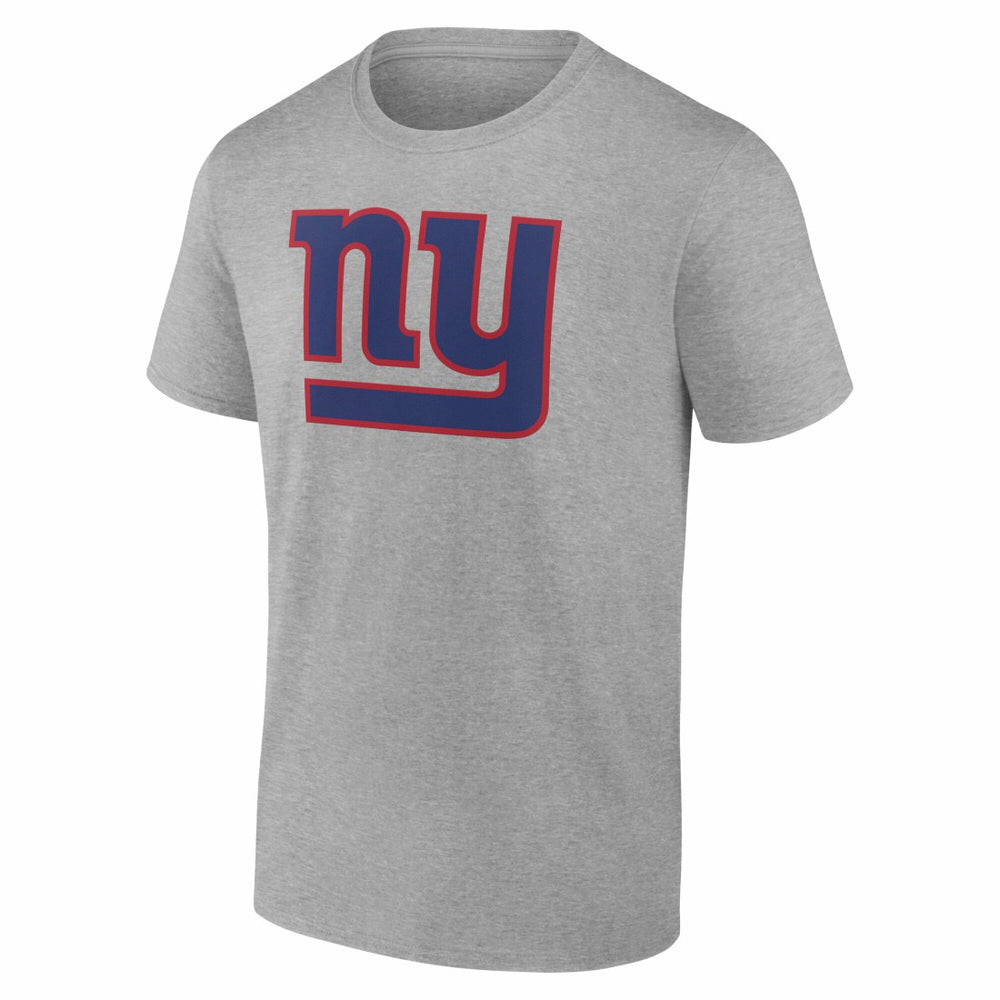 New York Giants Team Authentic Personalized Name & Number T-Shirt Gray | NFL