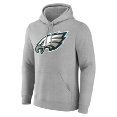 Philadelphia Eagles Team Authentic Personalized Name & Number Hoodie Gray | NFL